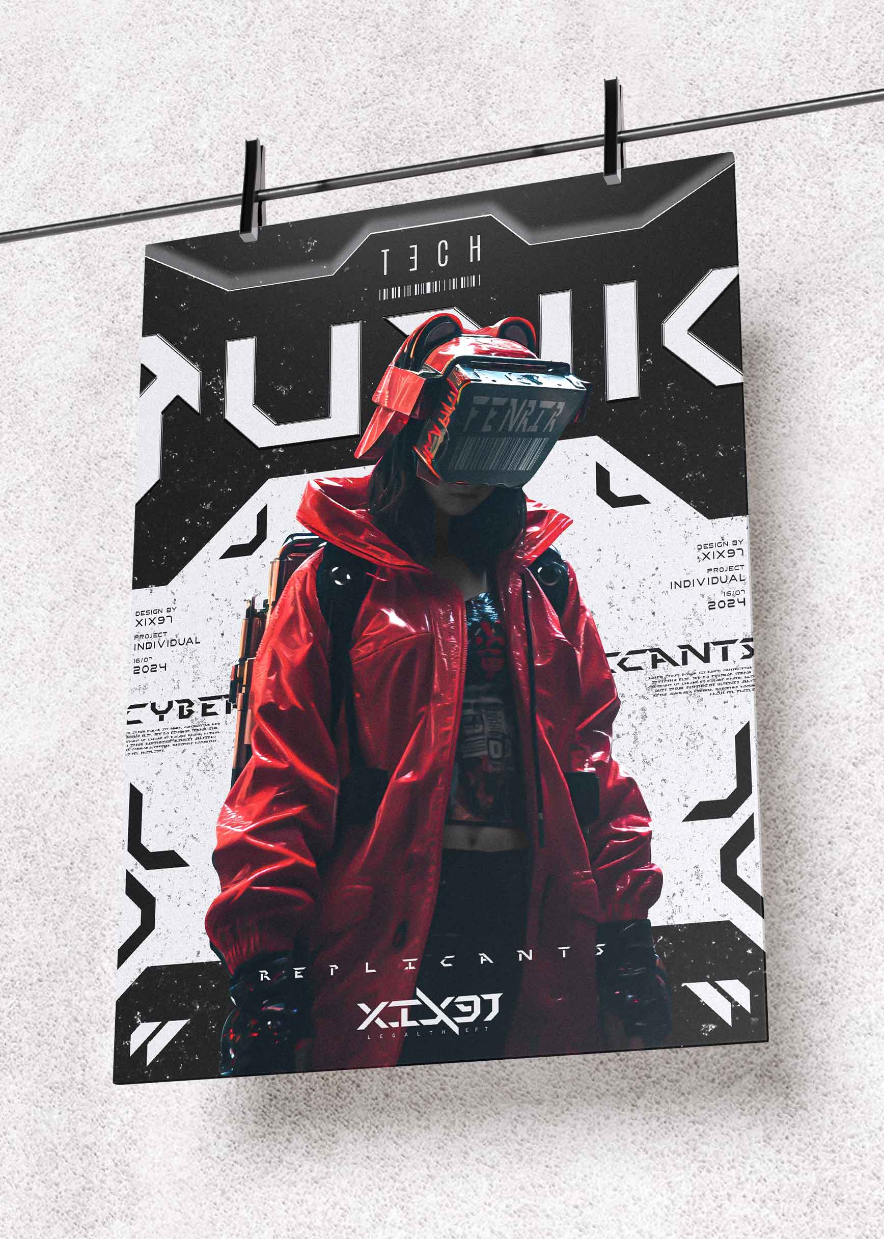 Cyberpunk Metal Poster