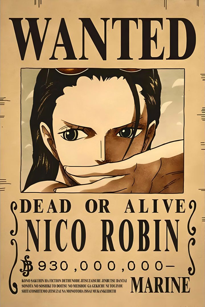 Nico Robin – Wanted Poster