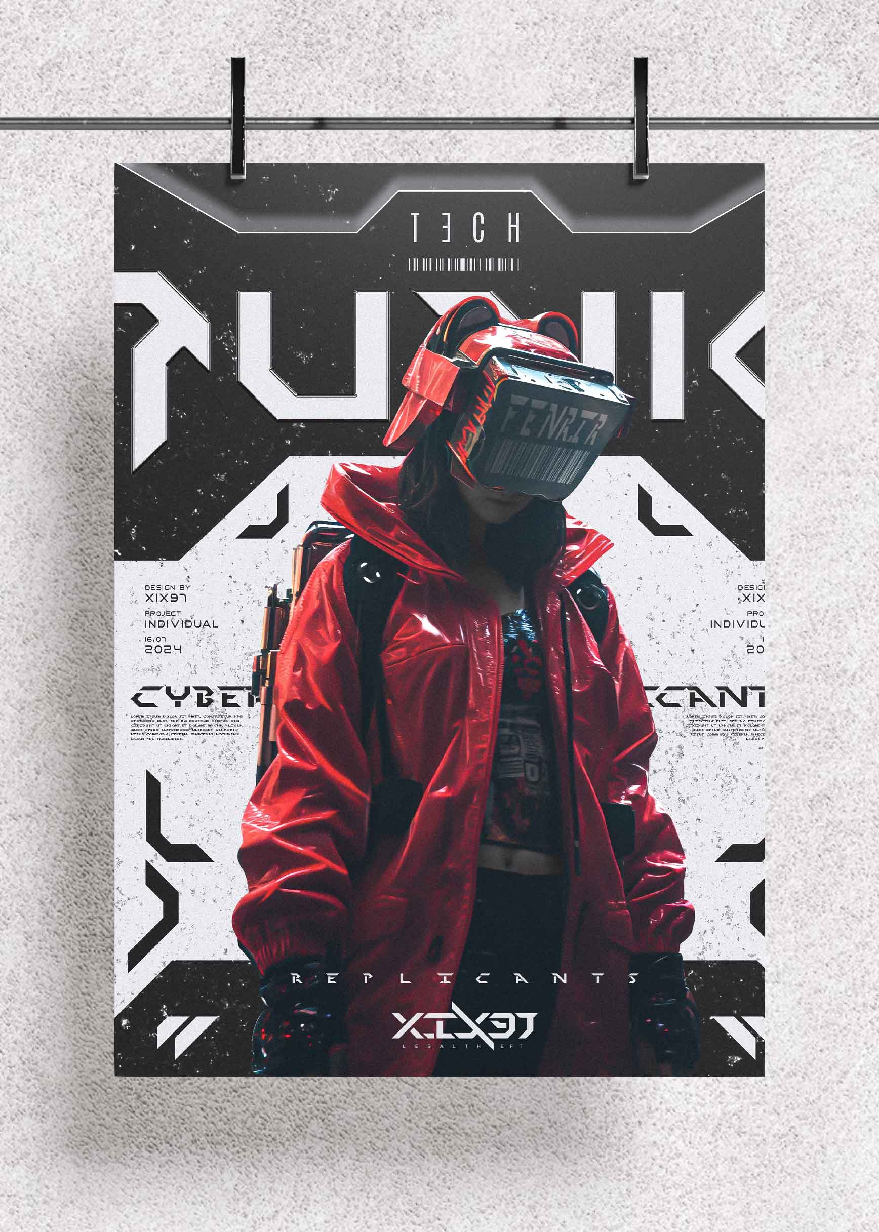 Cyberpunk Metal Poster